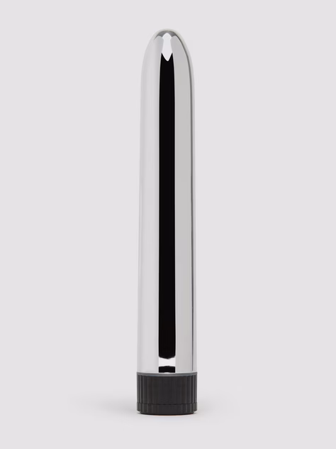Lovehoney Silver Seducer Classic Vibrator 6 Inch, Silver, hi-res