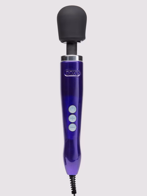 Doxy Extra Powerful Purple Die Cast Doxy Extra Powerful Die Cast Wand Massager, Purple, hi-res