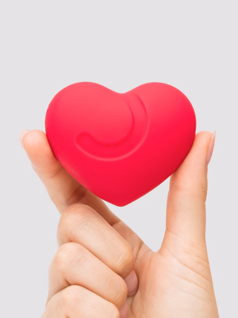 Lovehoney Heart Throb Vibrator , Red, hi-res