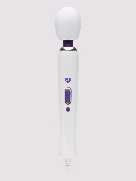 Lovehoney Deluxe Extra Powerful Wand Vibrator 2.0, White, hi-res