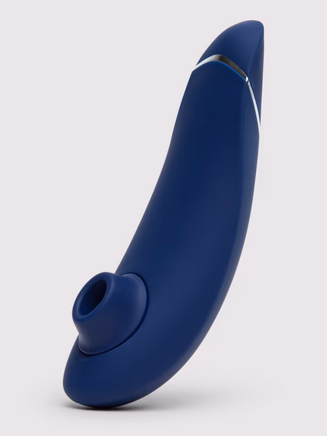 Womanizer Premium Rechargeable Clitoral Suction Stimulator, Blue, hi-res
