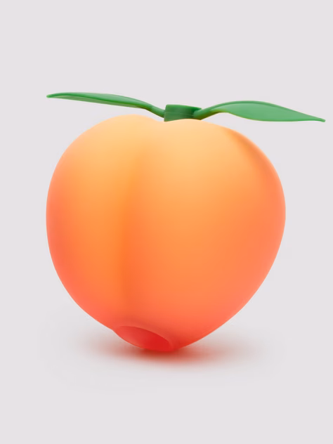 Womanizer Peach Toy Rechargeable Clitoral Stimulator, Orange, hi-res