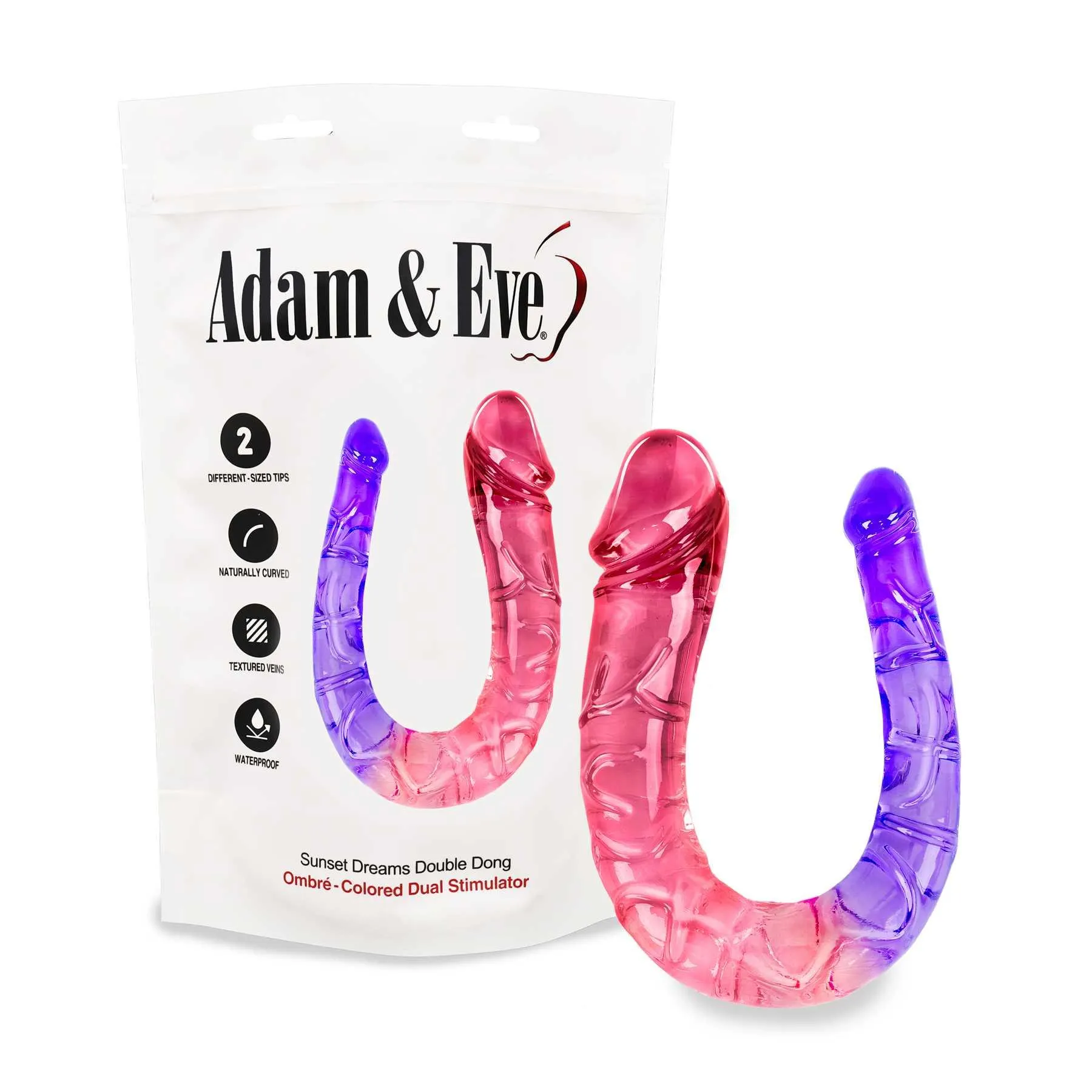 Adam & Eve 11 Inch Sensual Seaside Dreams Double Dong