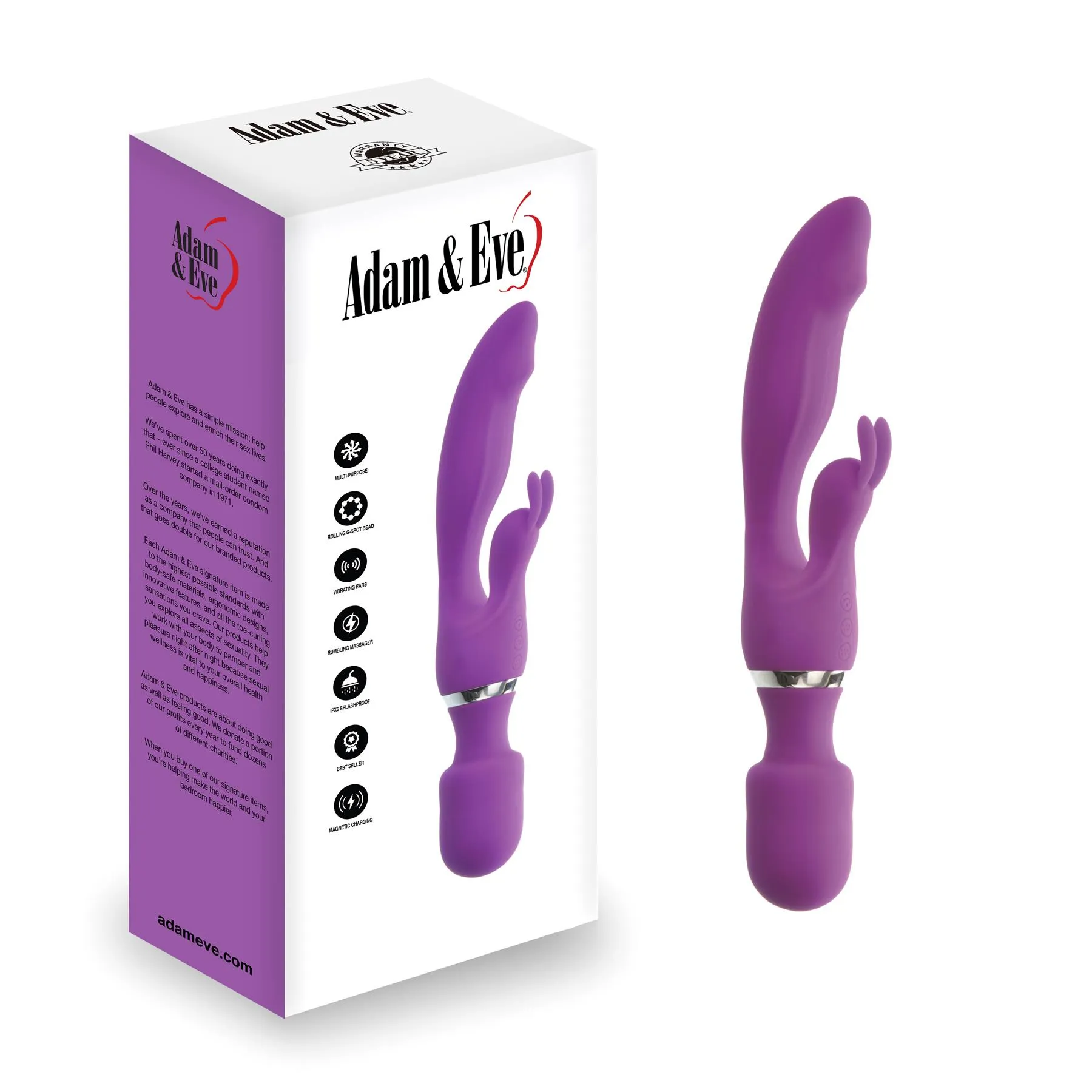 Adam & Eve G-Motion Rabbit Wand
