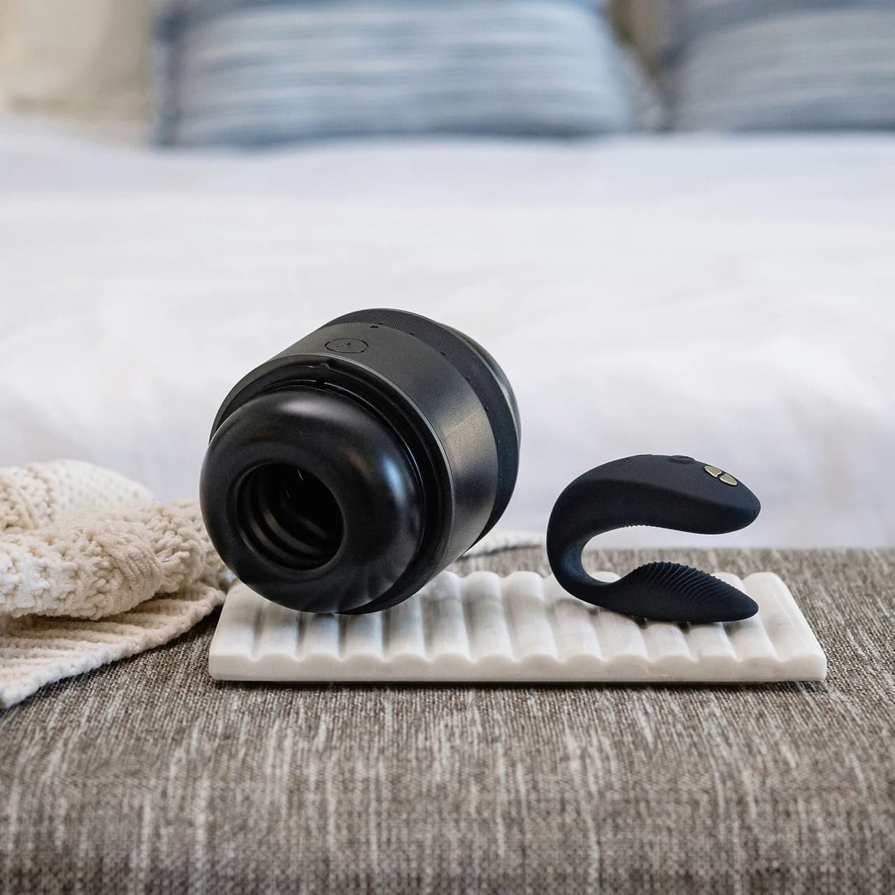 Double The Fun Couples Kit With Arcwave Voy Stroker & We-Vibe Sync 2