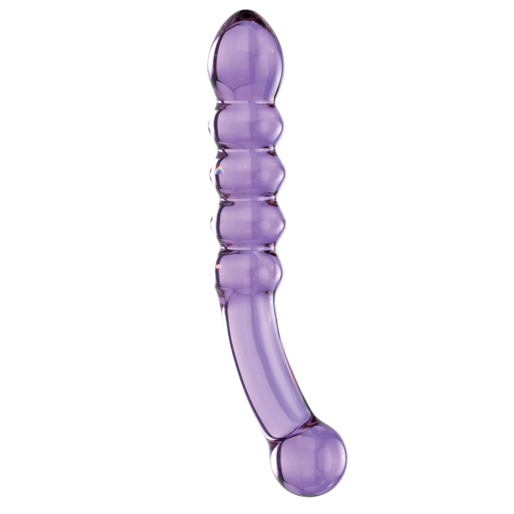Glas Purple Rain Ribbed