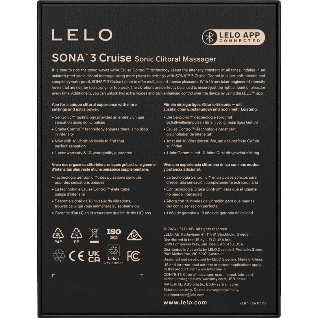 LELO SONA™ 3 Cruise