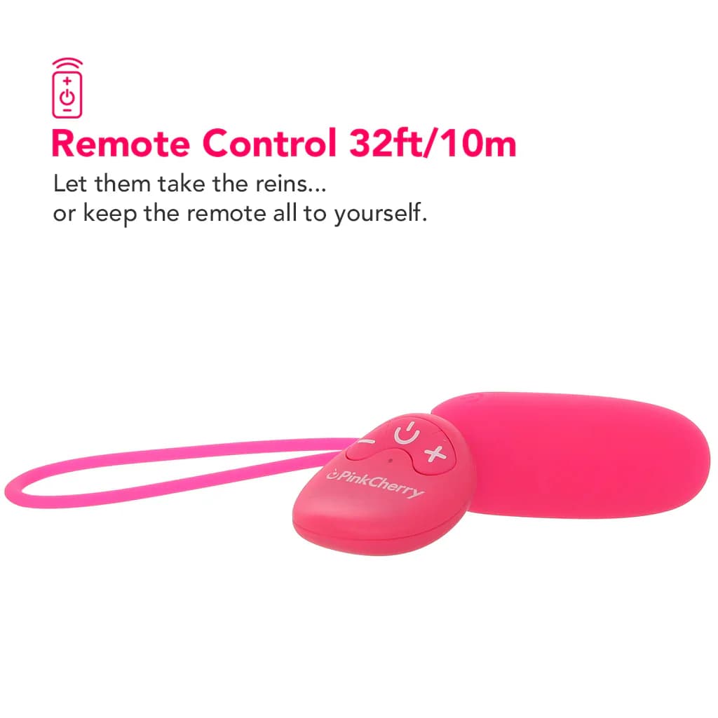 PinkCherry Remote Control Bullet