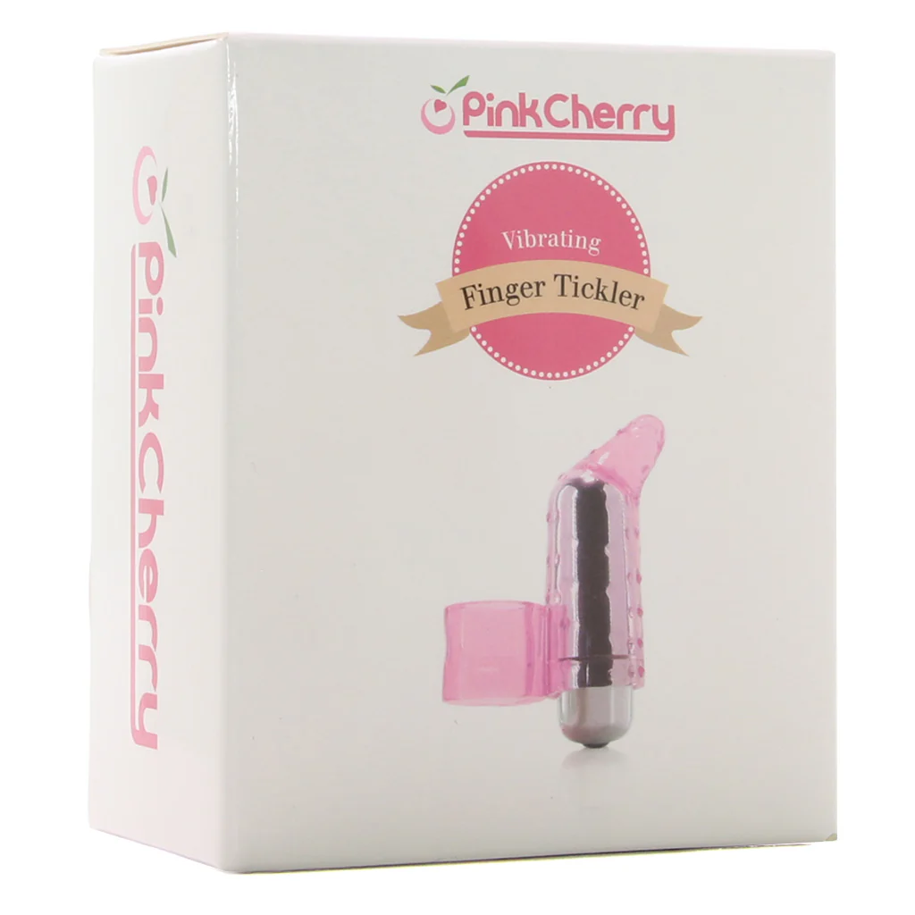 PinkCherry Vibrating Finger Tickler