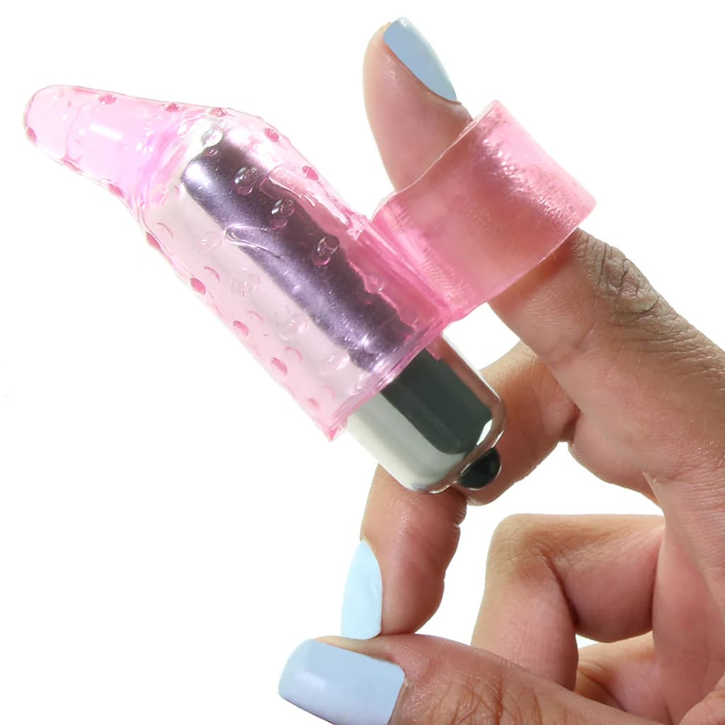 PinkCherry Vibrating Finger Tickler