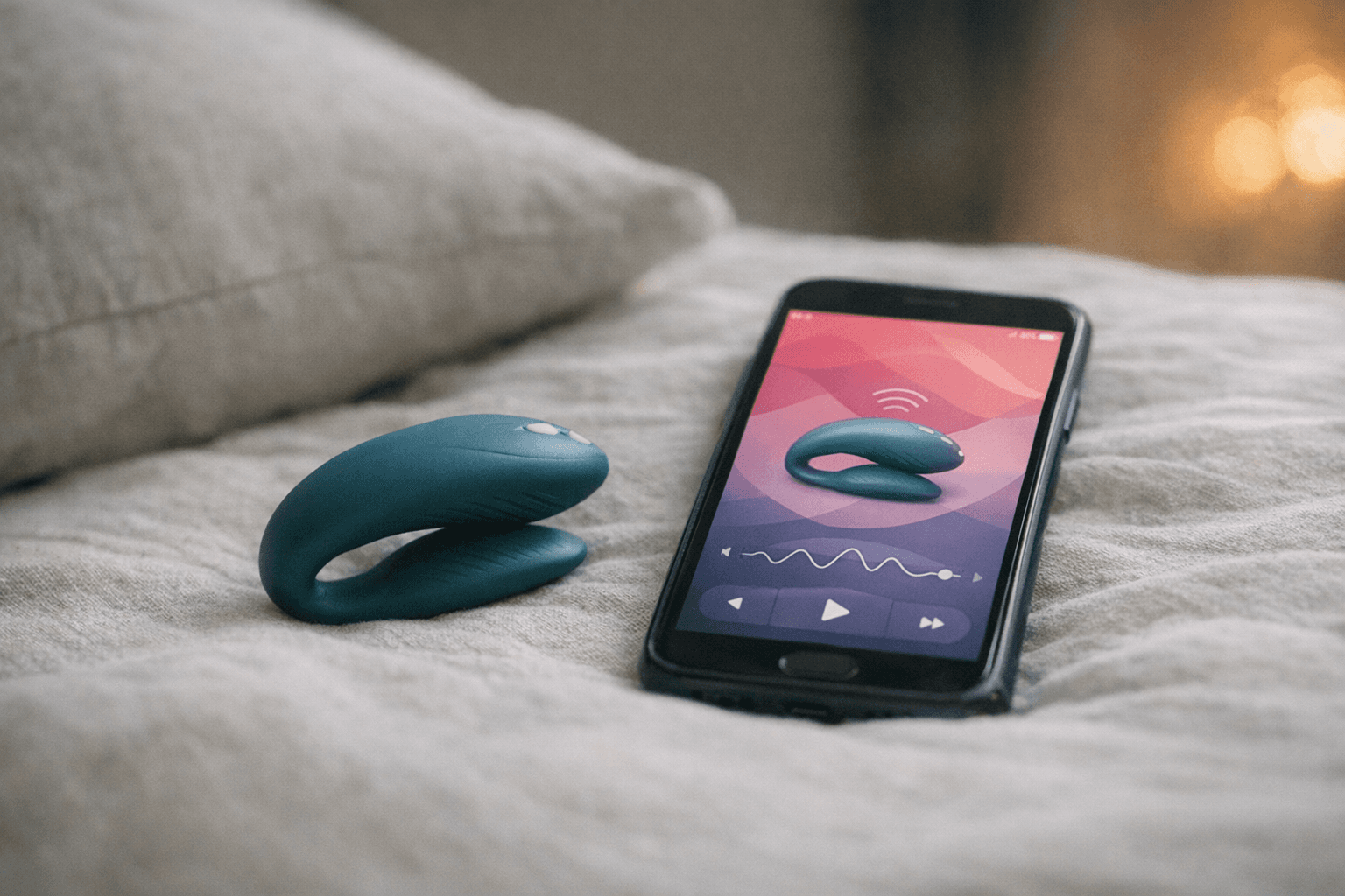 We-Vibe Sync device with app interface